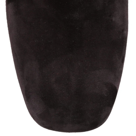 Christian Louboutin Protorlato 110 Black Suede Platform Block Heel Ankle Boot 37 - Picture 6 of 14